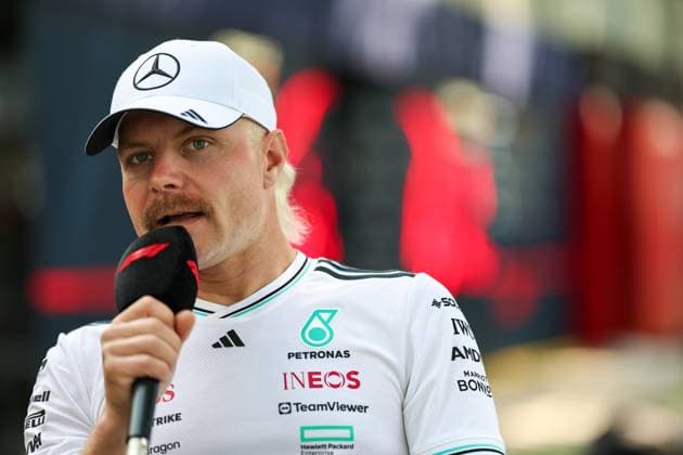 F1 Grand Prix Of Australia - Previews Valtteri Bottas of Finland and the Mercedes-AMG PETRONAS F1 Team participates in previews ahead of the F1 Grand Prix of Australia at Albert Park Circuit in Melbourne, Australia, on March 13, 2025. Melbourne Victoria Australia  Copyright: xPaddockerx originalFilename:paddocker-f1grandp250313_npBxr.jpg