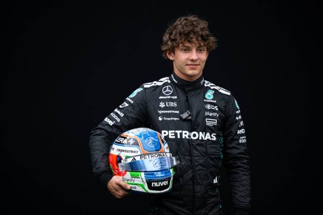 Andrea Kimi Antonelli (Mercedes-AMG Petronas F1 Team, 12), AUS, Formel 1 Weltmeisterschaft, Luis Vuitton Grand Prix von Australien, Albert Park Circuit Melbourne, Media Day, Saison 2025, 13.03.2025 AUS, Formel 1 Weltmeisterschaft, Luis Vuitton Grand Prix von Australien, Albert Park Circuit Melbourne, Media Day, Saison 2025, 13.03.2025 Melbourne Copyright: xEibner-Pressefoto Memmlerx EP_MMR