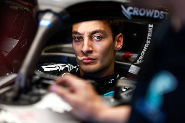 63 George Russell (GBR, Mercedes-AMG Petronas F1 Team), F1 Grand Prix of Australia at Albert Park Grand Prix Circuit on March 13, 2025 in Melbourne, Australia. (Photo by HOCH ZWEI) Melbourne Australia