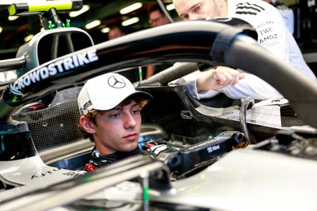 12 Andrea Kimi Antonelli (ITA, Mercedes-AMG Petronas F1 Team), F1 Grand Prix of Australia at Albert Park Grand Prix Circuit on March 13, 2025 in Melbourne, Australia. (Photo by HOCH ZWEI) Melbourne Australia