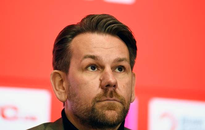 13.03.2025, xophax, Fussball 1.FC Köln 2.Fussball-Bundesliga Pressekonferenz Thomas Kessler (DFL DFB REGULATIONS PROHIBIT ANY USE OF PHOTOGRAPHS as IMAGE SEQUENCES and or QUASI-VIDEO) Leverkusen