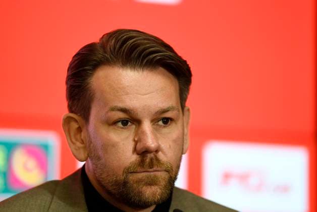 13.03.2025, xophax, Fussball 1.FC Köln 2.Fussball-Bundesliga Pressekonferenz Thomas Kessler (DFL DFB REGULATIONS PROHIBIT ANY USE OF PHOTOGRAPHS as IMAGE SEQUENCES and or QUASI-VIDEO) Leverkusen