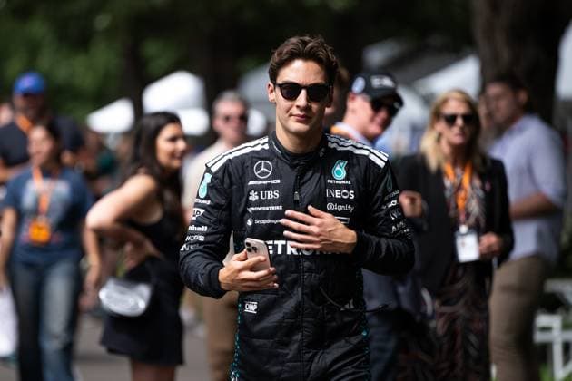 George Russell (Mercedes-AMG Petronas F1 Team, 63), AUS, Formel 1 Weltmeisterschaft, Luis Vuitton Grand Prix von Australien, Albert Park Circuit Melbourne, Media Day, Saison 2025, 13.03.2025 AUS, Formel 1 Weltmeisterschaft, Luis Vuitton Grand Prix von Australien, Albert Park Circuit Melbourne, Media Day, Saison 2025, 13.03.2025 Melbourne Copyright: xEibner-Pressefoto Memmlerx EP_MMR