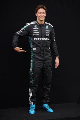 13.03.2025, xrarjax, Motorsport FIA Formel 1, Großer Preis von Australien 2025 v.l. George Russell (Mercedes AMG Petronas) Startnummer 63 (FIA REGULATIONS PROHIBIT ANY USE OF PHOTOGRAPHS as IMAGE SEQUENCES and or QUASI-VIDEO) Melbourne