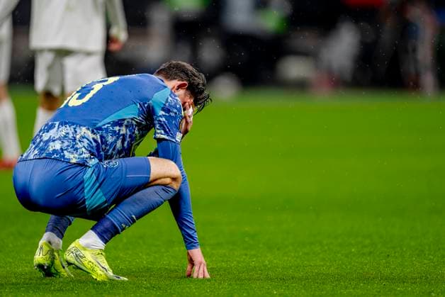 AFC Ajax Amsterdam defender Ahmetcan Kaplan during the match Eintracht - Ajax at the for the UEFA Europa League - Round of 16 - 2st leg season 2024-2025 in FRANKFURT, Germany on 13 march 2025, (photo by Marcel van Dorst EYE4images DeFodi Images)
