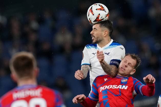 Lazio& x2019;s Mattia Zaccagni during the UEFA Europa League between Lazio and Viktoria Plzen at the Olympic Stadium in Rome, Italy - Thursday 13 March 2025 - Soccer  Copyright: xAlfredoxFalcone LaPressex
