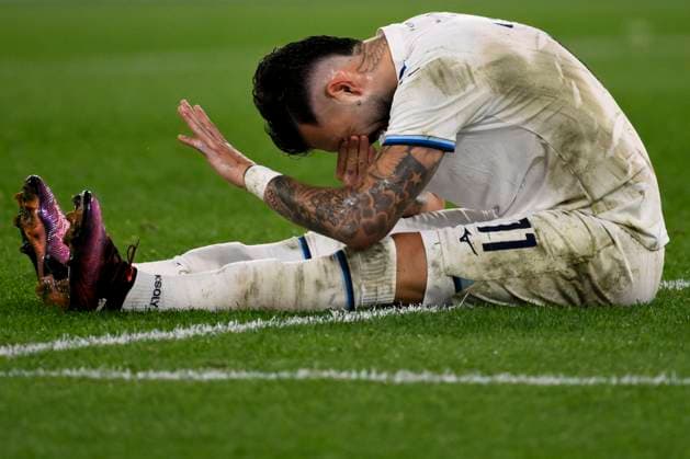 Valentin Mariano Jose Castellanos Gimenez Taty of SS Lazio reacts during the Europa League football match between SS Lazio and Viktoria Plzen at Olimpico stadium in Rome (Italy), March 13, 2025. AndreaxStaccioli