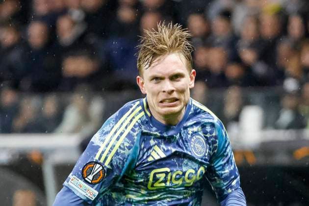 Oliver Edvardsen (Ajax Amsterdam, 17) , Fussball, UEFA Europa League, Achtelfinale, 2024 2025, Eintracht Frankfurt vs. Ajax Amsterdam, 13.03.2025, Frankfurt Stadion, Frankfurt am Main, Deutschland Frankfurt am Main Frankfurt Stadion Hessen Deutschland Copyright: xGrantxHubbsx