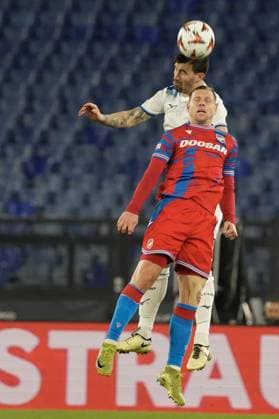 Alessio Romagnoli during the round of 16 of the UEFA Europa League between S.S. Lazio and F.C. Viktoria Plzen at the Olympic Stadium on March 13, 2025 in Rome, Italy.  Copyright: xStefanoxDÂ offizi IPAxSportx xipa-agency.netx xx IPA_55303382 IPA_Agency_IPA55303382