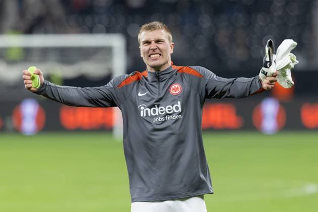 Eintracht Frankfurt - Ajax Amsterdam, UEFA Europa League Rasmus Kristensen (Eintracht Frankfurt, 13). Achtelfinal-Rückspiel der UEFA Europa League zwischen Eintracht Frankfurt und Ajax Amsterdam am 13. März 2025 im Deutsche Bank Park in Frankfurt am Main., Frankfurt am Main Hessen Deutschland Deutsche Bank Park
