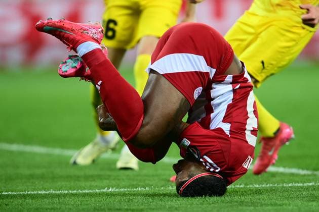 Sport Themen der Woche KW11 Sport Bilder des Tages Rodinei of Olympiacos in action during the UEFA Europa League round of 16, 2nd leg soccer match between Olympiacos and Bodo Glimt held at Stadium Georgios Karaiskakis in Piraeus, Greece, 13 March 2025. IMAGO ONE INCH PRODUCTIONS PIRAEUS Greece Copyright: xOnexInchxProductionsx 6497450