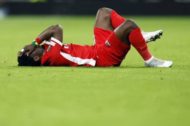 LONDON - Ibrahim Sadiq of AZ Alkmaar during the UEFA Europa League match between Tottenham Hotspur FC and AZ Alkmaar at the Tottenham Hotspur Stadium on March 13, 2025 in London, England. ANP KOEN VAN WEEL UEFA Europa League 2024 25 Round of 16 Second Leg 2024 25 xVIxANPxSportx xxANPxIVx 522286770 originalFilename: 522286770.jpg