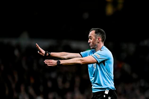 referee Joao Pinheiro, during the match Tottenham Hotspur - AZ at the Tottenham Hotspur Stadium for the UEFA Europa League - Round of 16 - 2nd Leg season 2024-2025 in LONDON, Great Britain on 13 march 2025, (photo by Stefan Koops EYE4images DeFodi Images)