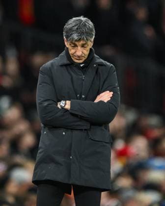 UEFA Europa League Last 16 Manchester United, ManU v Real Sociedad Imanol Alguacil Manager of Real Sociedad during the UEFA Europa League Last 16 match Manchester United vs Real Sociedad at Old Trafford, Manchester, United Kingdom, 13th March 2025 (Photo by Craig Thomas News Images) Copyright: xCraigxThomas NewsxImagesx