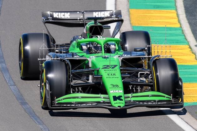 March 14, 2025, Albert Park Formula One Circuit, Victoria, Australia: 27 NICO HULKENBERG from the Stake F1 Team Kick Sauber team driving the Ferrari powered Kick Sauber C45 during practice session 1 at the Formula 1 Louis Vuitton Australian Grand Prix 2025 at Albert Park, Melbourne, Australia. Albert Park Formula One Circuit Australia - ZUMAl303 20250314_aaf_l303_006 Copyright: xSydneyxLowx