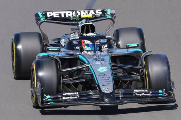 March 14, 2025, Albert Park Formula One Circuit, Victoria, Australia: 12 KIMI ANTONELLI from the Mercedes AMG Petronas F1 Team driving the Mercedes powered Mercedes W16 during practice session 1 at the Formula 1 Louis Vuitton Australian Grand Prix 2025 at Albert Park, Melbourne, Australia. Albert Park Formula One Circuit Australia - ZUMAl303 20250314_aaf_l303_013 Copyright: xSydneyxLowx