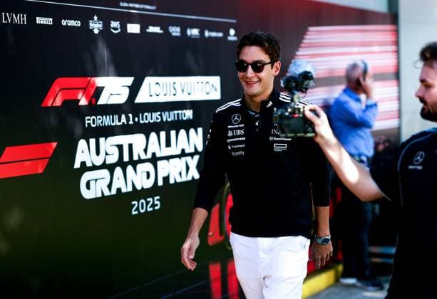 63 George Russell (GBR, Mercedes-AMG Petronas F1 Team), F1 Grand Prix of Australia at Albert Park Grand Prix Circuit on March 14, 2025 in Melbourne, Australia. (Photo by HOCH ZWEI) Melbourne Australia