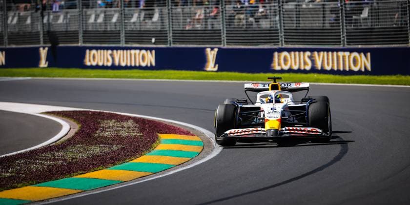 March 14, 2025: MELBOURNE, AUSTRALIA - MARCH 14: Isack Hadjar of France drives the Visa Cash App Racing Bulls F1 Team VCARB 02 during first practice in the 2025 Australian Grand Prix at Albert Park in Melbourne, Australia - ZUMAp121 20250314_zsp_p121_024 Copyright: xChrisxPutnamx