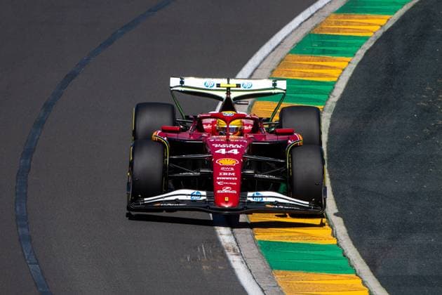 Lewis Hamilton (Scuderia Ferrari HP, 44) im SF-25, AUS, Formel 1 Weltmeisterschaft, Luis Vuitton Grand Prix von Australien, Albert Park Circuit Melbourne, Freies Training, Saison 2025, 14.03.2025 AUS, Formel 1 Weltmeisterschaft, Luis Vuitton Grand Prix von Australien, Albert Park Circuit Melbourne, Freies Training, Saison 2025, 14.03.2025 Melbourne Copyright: xEibner-Pressefoto Memmlerx EP_MMR