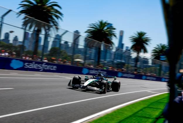 63 George Russell (GBR, Mercedes-AMG Petronas F1 Team), F1 Grand Prix of Australia at Albert Park Grand Prix Circuit on March 14, 2025 in Melbourne, Australia. (Photo by HOCH ZWEI) Melbourne Australia