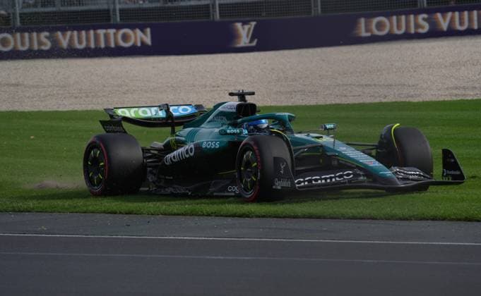 14.03.2025, Albert Park Circuit, Melbourne, FORMULA 1 LOUIS VUITTON AUSTRALIAN GRAND PRIX 2025 ,im Bild Lance Stroll (CAN), Aston Martin Aramco Cognizant Formula One Team (Photo by Hasan Bratic DeFodi Images)