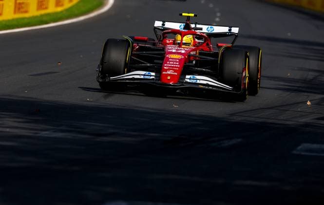 44 Lewis Hamilton (GBR, Scuderia Ferrari HP), F1 Grand Prix of Australia at Albert Park Grand Prix Circuit on March 14, 2025 in Melbourne, Australia. (Photo by HOCH ZWEI) Melbourne Australia