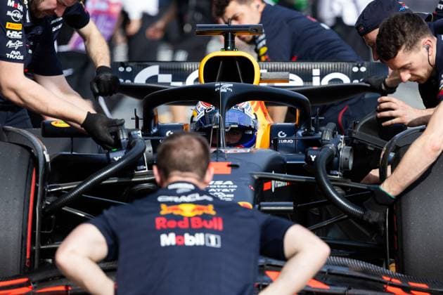 1 Max Verstappen (NLD, Oracle Red Bull Racing), F1 Grand Prix of Australia at Albert Park Grand Prix Circuit on March 14, 2025 in Melbourne, Australia. (Photo by HOCH ZWEI) Melbourne Australia