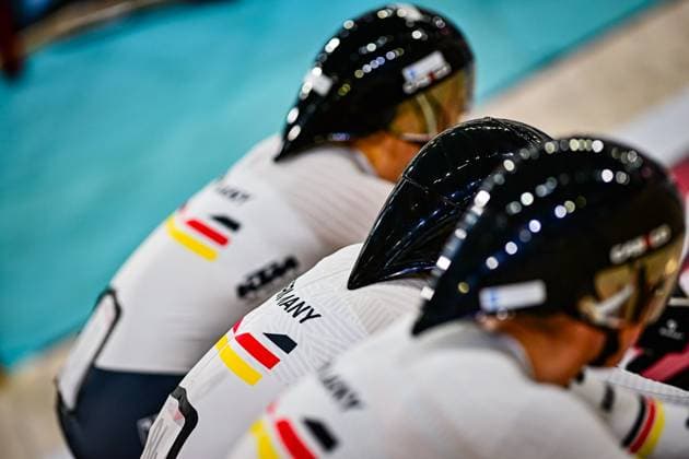 FRIEDRICH Lea Sophie, GRABOSCH Pauline Sophie, SCHNEIDER Clara Women s Team Sprint UCI Track cycling, Rad, Radsport, Bahnrad, Bahn Nations Cup 2025 FRIEDRICH Lea Sophie, GRABOSCH Pauline Sophie, SCHNEIDER Clara Women s Team Sprint Deutschland UCI Track Cycling Nations Cup 2025 (UCI Bahnradsport-Nationencup 2025) vom 14. bis 16. März im Konya Velodrom (Konya Olimpik Bisiklet Veledromu) in der Türkei.