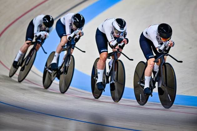 BRAUTIGAM Messane, BRAUSSE Franziska, KLEIN Lisa, SUSSEMILCH Laura Women s Team Pursuit UCI Track cycling, Rad, Radsport, Bahnrad, Bahn Nations Cup 2025 BRAUTIGAM Messane, BRAUSSE Franziska, KLEIN Lisa, SUSSEMILCH Laura Women s Team Pursuit UCI Track Cycling Nations Cup 2025 (UCI Bahnradsport-Nationencup 2025) vom 14. bis 16. März im Konya Velodrom (Konya Olimpik Bisiklet Veledromu) in der Türkei.