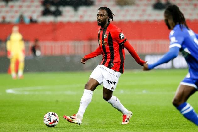 OGC Nice v AJ Auxerre - Ligue 1 McDonald s 2024 2025 29 Evann GUESSAND (ogcn) during the Ligue 1 MacDonald s match between Nice and Auxerre at Allianz Riviera on March 14, 2025 in Nice, France. Nice France  Copyright: xFEPx 776296010