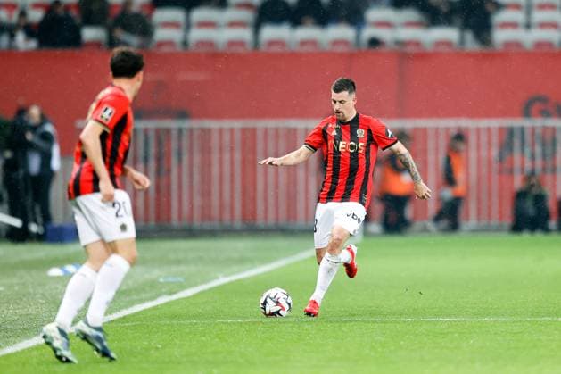 OGC Nice v AJ Auxerre - Ligue 1 McDonald s 2024 2025 28 Baptiste SANTAMARIA (ogcn) during the Ligue 1 MacDonald s match between Nice and Auxerre at Allianz Riviera on March 14, 2025 in Nice, France. Nice France  Copyright: xFEPx 776296010