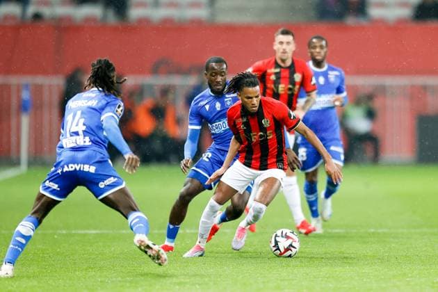 OGC Nice v AJ Auxerre - Ligue 1 McDonald s 2024 2025 06 Hicham BOUDAOUI (ogcn) during the Ligue 1 MacDonald s match between Nice and Auxerre at Allianz Riviera on March 14, 2025 in Nice, France. Nice France  Copyright: xFEPx 776296010