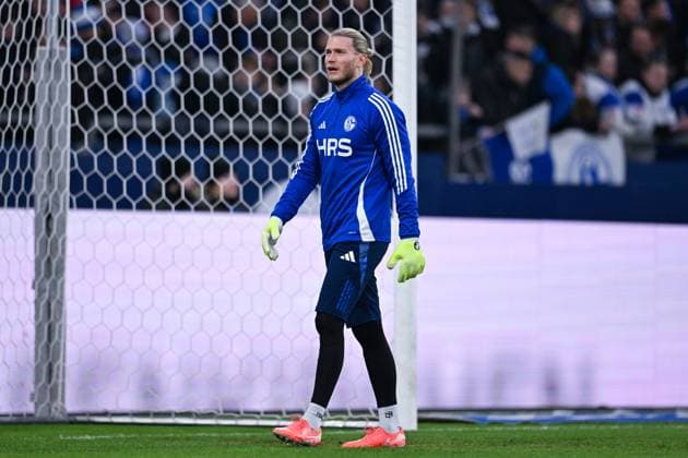 14.03.2025, Fussball, 2. Bundesliga, 26. Spieltag Saison 2024 2025, FC Schalke 04 - Hannover 96, Torwart Loris Karius(FC Schalke 04) xRHR-FOTO TKx
