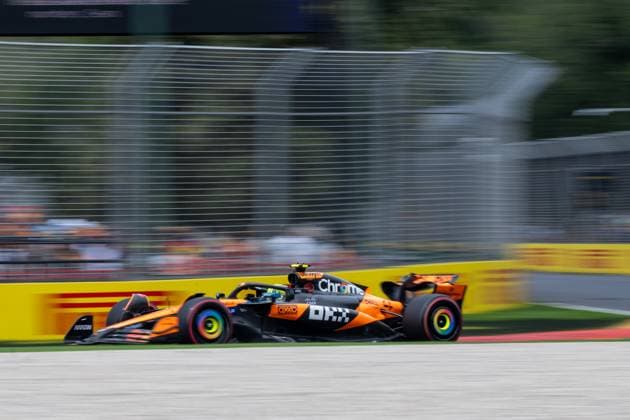 Lando Norris (McLaren Formula 1 Team, 04) im MCL39, AUS, Formel 1 Weltmeisterschaft, Luis Vuitton Grand Prix von Australien, Albert Park Circuit Melbourne, Qualifying Day, Saison 2025, 15.03.2025 AUS, Formel 1 Weltmeisterschaft, Luis Vuitton Grand Prix von Australien, Albert Park Circuit Melbourne, Qualifying Day, Saison 2025, 15.03.2025 Melbourne Copyright: xEibner-Pressefoto Memmlerx EP_MMR