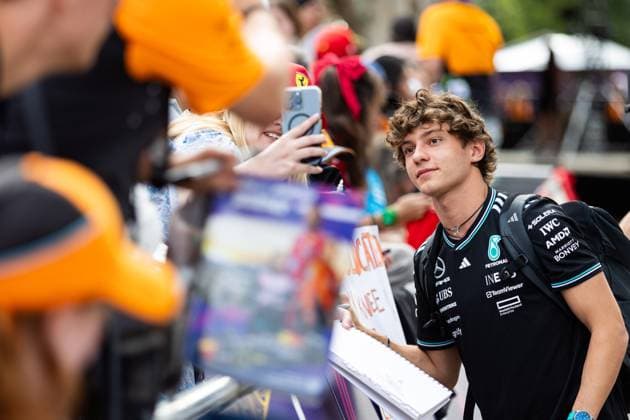 F1 - AUSTRALIAN GRAND PRIX 2025 KIMI ANTONELLI Andrea (ita), Mercedes AMG F1 Team W16, portrait during the Formula 1 Louis Vuitton Australian Grand Prix 2025, 1st round of the 2025 FIA Formula One World Championship, WM, Weltmeisterschaft from March 14 to 16, 2025 on the Albert Park Grand Prix Circuit, in Melbourne, Australia -  Copyright: xJoaoxFilipex