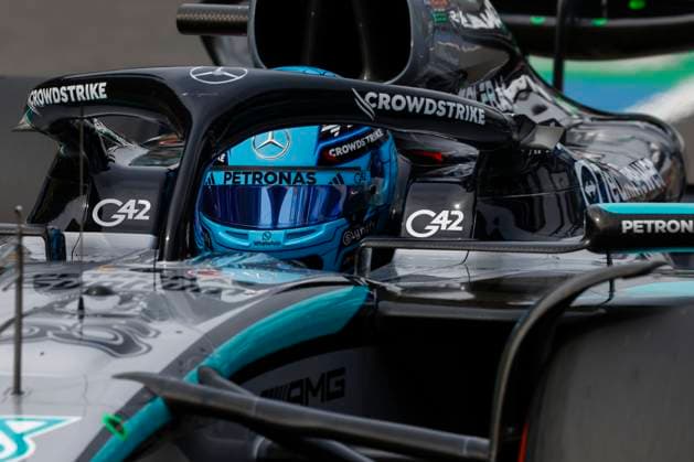63 George Russell (GBR, Mercedes-AMG Petronas F1 Team), F1 Grand Prix of Australia at Albert Park Grand Prix Circuit on March 15, 2025 in Melbourne, Australia. (Photo by HOCH ZWEI) Melbourne Australia