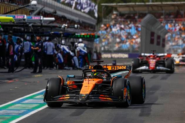 81 Oscar Piastri (AUS, McLaren F1 Team), F1 Grand Prix of Australia at Albert Park Grand Prix Circuit on March 15, 2025 in Melbourne, Australia. (Photo by HOCH ZWEI) Melbourne Australia