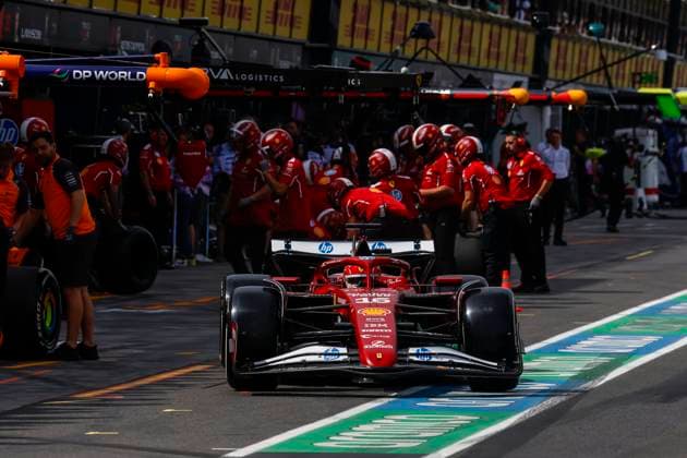 16 Charles Leclerc (MCO, Scuderia Ferrari HP), F1 Grand Prix of Australia at Albert Park Grand Prix Circuit on March 15, 2025 in Melbourne, Australia. (Photo by HOCH ZWEI) Melbourne Australia