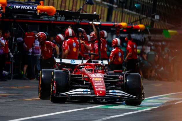 16 Charles Leclerc (MCO, Scuderia Ferrari HP), F1 Grand Prix of Australia at Albert Park Grand Prix Circuit on March 15, 2025 in Melbourne, Australia. (Photo by HOCH ZWEI) Melbourne Australia