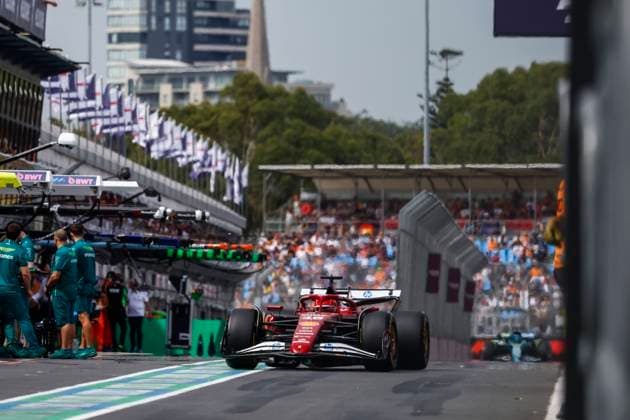 16 Charles Leclerc (MCO, Scuderia Ferrari HP), F1 Grand Prix of Australia at Albert Park Grand Prix Circuit on March 15, 2025 in Melbourne, Australia. (Photo by HOCH ZWEI) Melbourne Australia