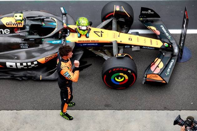 4 Lando Norris (GBR, McLaren F1 Team), F1 Grand Prix of Australia at Albert Park Grand Prix Circuit on March 15, 2025 in Melbourne, Australia. (Photo by HOCH ZWEI) Melbourne Australia