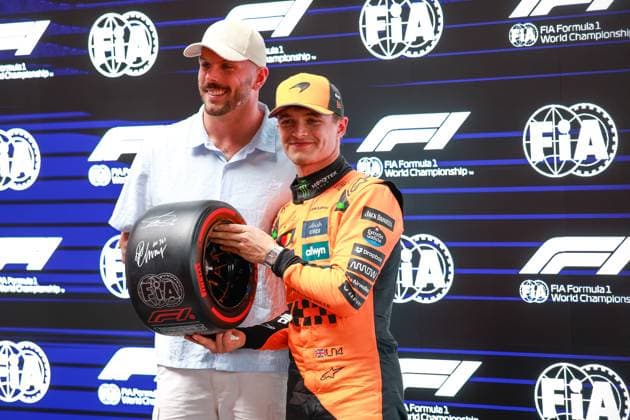 Kyle Chalmers, 4 Lando Norris (GBR, McLaren F1 Team), F1 Grand Prix of Australia at Albert Park Grand Prix Circuit on March 15, 2025 in Melbourne, Australia. (Photo by HOCH ZWEI) Melbourne Australia