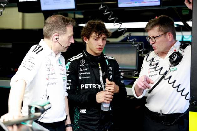 12 Andrea Kimi Antonelli (ITA, Mercedes-AMG Petronas F1 Team), F1 Grand Prix of Australia at Albert Park Grand Prix Circuit on March 15, 2025 in Melbourne, Australia. (Photo by HOCH ZWEI) Melbourne Australia