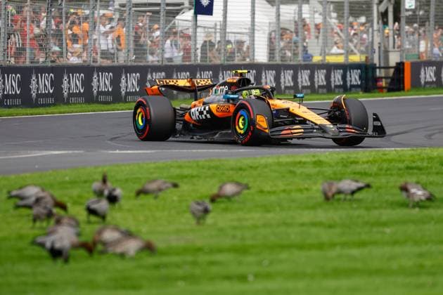 4 Lando Norris (GBR, McLaren F1 Team), F1 Grand Prix of Australia at Albert Park Grand Prix Circuit on March 15, 2025 in Melbourne, Australia. (Photo by HOCH ZWEI) Melbourne Australia