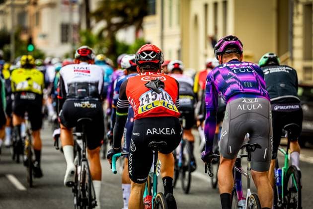 Australian Miles Scotson of Arkea-BB Hotels pictured in action during stage seven of the 83th edition of the Paris-Nice cycling race, 147,8 km from Nice to Auron, France, Saturday 15 March 2025. DAVIDxPINTENS  x114997603x