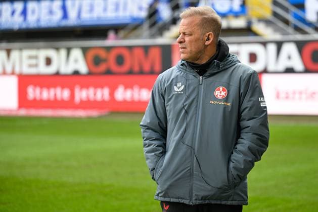 Paderborn, Home Deluxe Arena, 15.03.25, GER, Herren, 2.Bundesliga, Saison 2024-2025, SC Paderborn 07 - 1.FC Kaiserslautern Bild: Trainer Markus ANFANG (Kaiserslautern) Only for editorial use! DFL regulations prohibit any use of photographs as image sequences and or quasi-video. NRW Deutschland