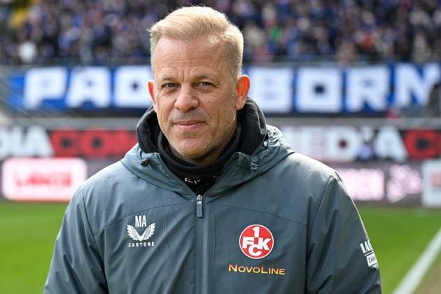 Paderborn, Home Deluxe Arena, 15.03.25, GER, Herren, 2.Bundesliga, Saison 2024-2025, SC Paderborn 07 - 1.FC Kaiserslautern Bild: Trainer Markus ANFANG (Kaiserslautern) Only for editorial use! DFL regulations prohibit any use of photographs as image sequences and or quasi-video. NRW Deutschland