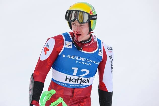 Sport Themen der Woche KW11 Sport Bilder des Tages ALPINE SKIING - FIS WC Hafjell HAFJELL,NORWAY,15.MAR.25 - ALPINE SKIING - FIS World Cup, giant slalom, men. Image shows Raphael Haaser (AUT).  GEPAxpictures xWolfgangxGrebien