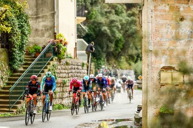 French Julian Alaphilippe of Tudor Pro Cycling Team pictured in action during stage seven of the 83th edition of the Paris-Nice cycling race, 147,8 km from Nice to Auron, France, Saturday 15 March 2025. DAVIDxPINTENS  x114999758x