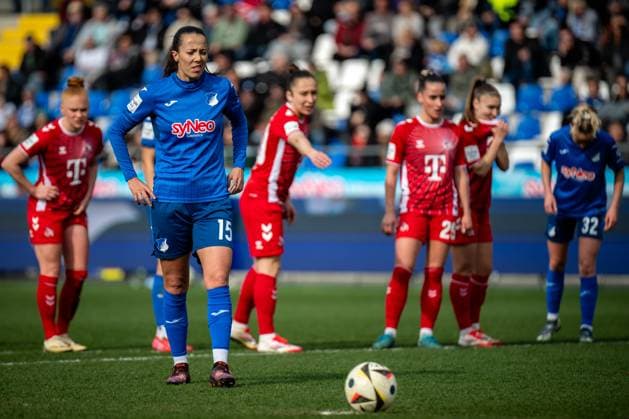 Google Pixel Frauen-Bundesliga, TSG Hoffenheim - 1. FC Köln; 15.03.2025 Elfmeter Tor durch Marta Cazalla Garcia (TSG Hoffenheim, 15) Google Pixel Frauen-Bundesliga, TSG Hoffenheim - 1. FC Köln, am 15.03.2025 im Dietmar-Hopp-Stadion in Hoffenheim. DFB REGULATIONS PROHIBIT ANY USE OF PHOTOGRAPHS AS IMAGE SEQUENCES AND OR QUASI-VIDEO. Copyright: xBEAUTIFULxSPORTS Gelhardtx